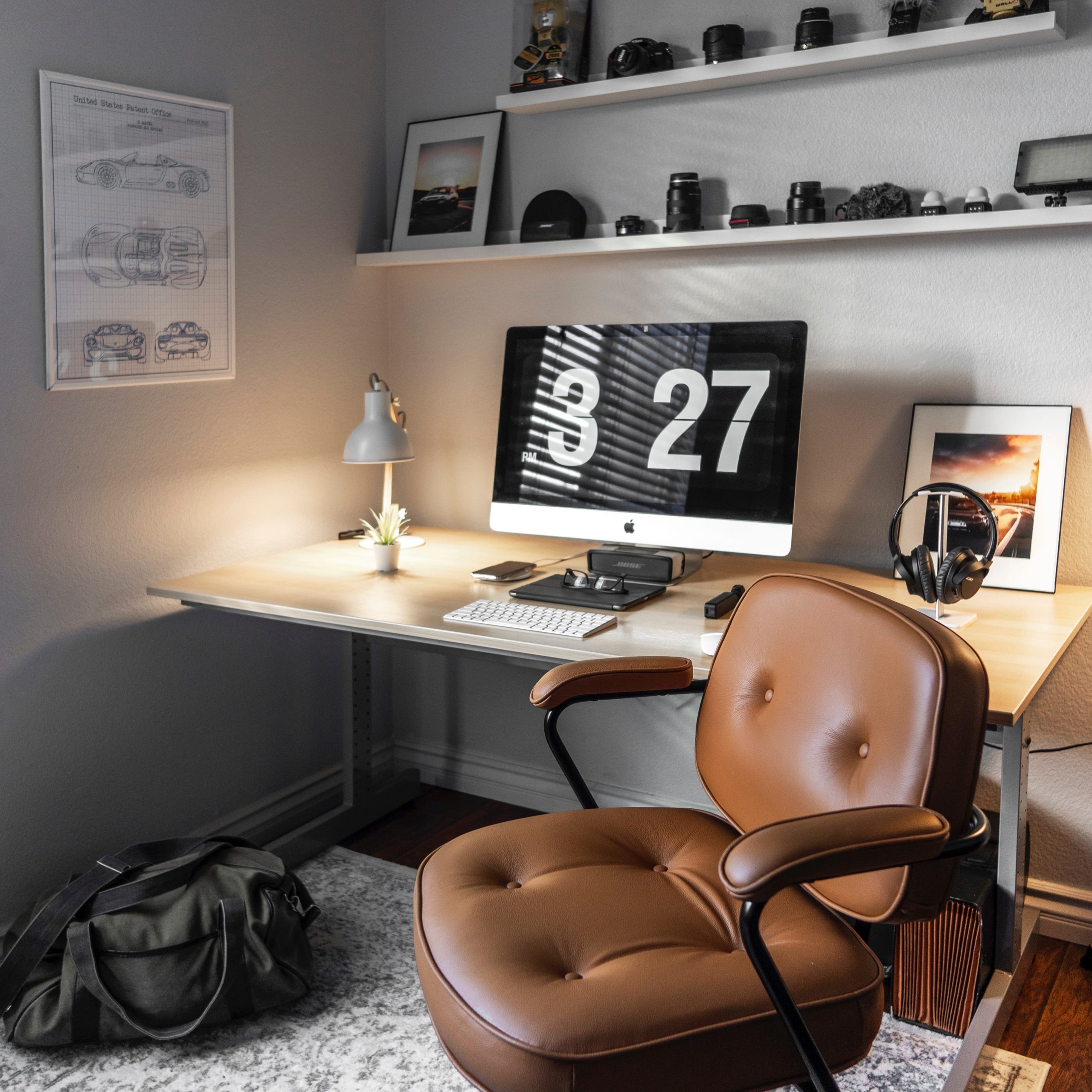 Lifestyle - a stylish home office setup -Photo by Michael Soledad