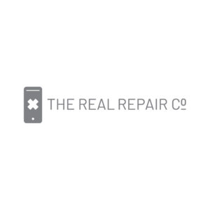 The real repair company logo - grey