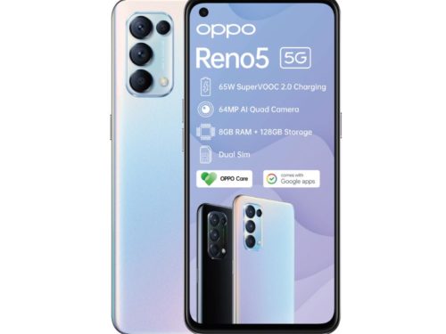 Oppo Reno5 5G Phone Silver