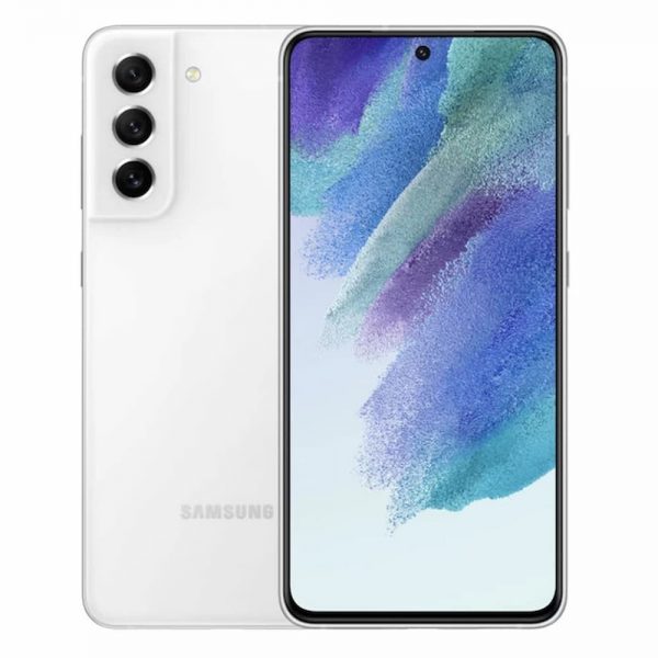 Samsung galaxy S21FE in White