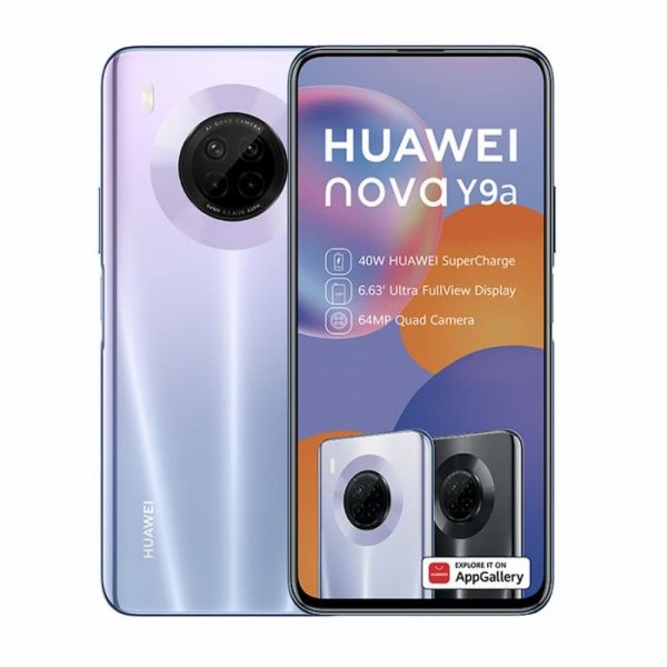 Huawei Nova y9a - in silver