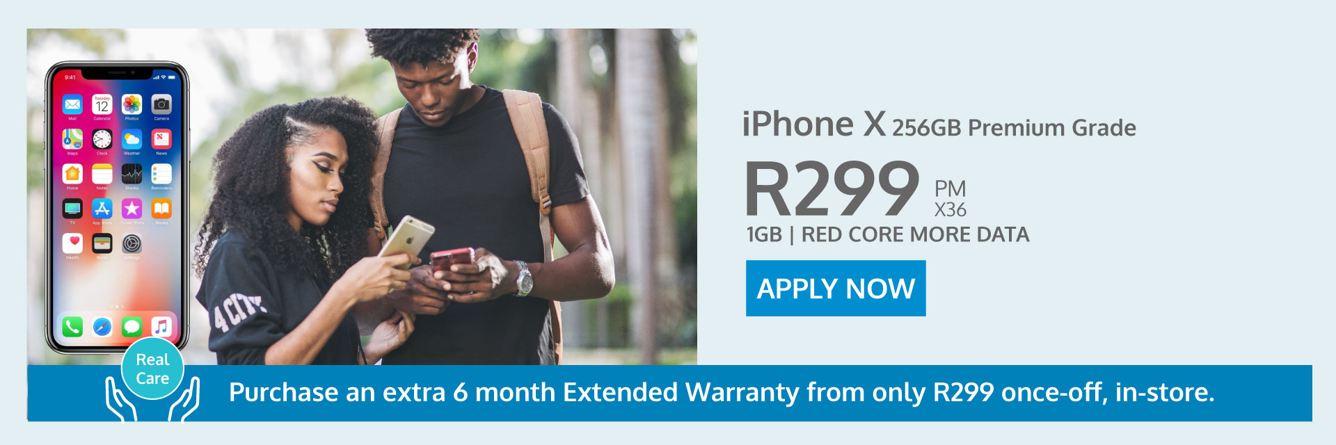 iPhone x pre owned contract deal banner