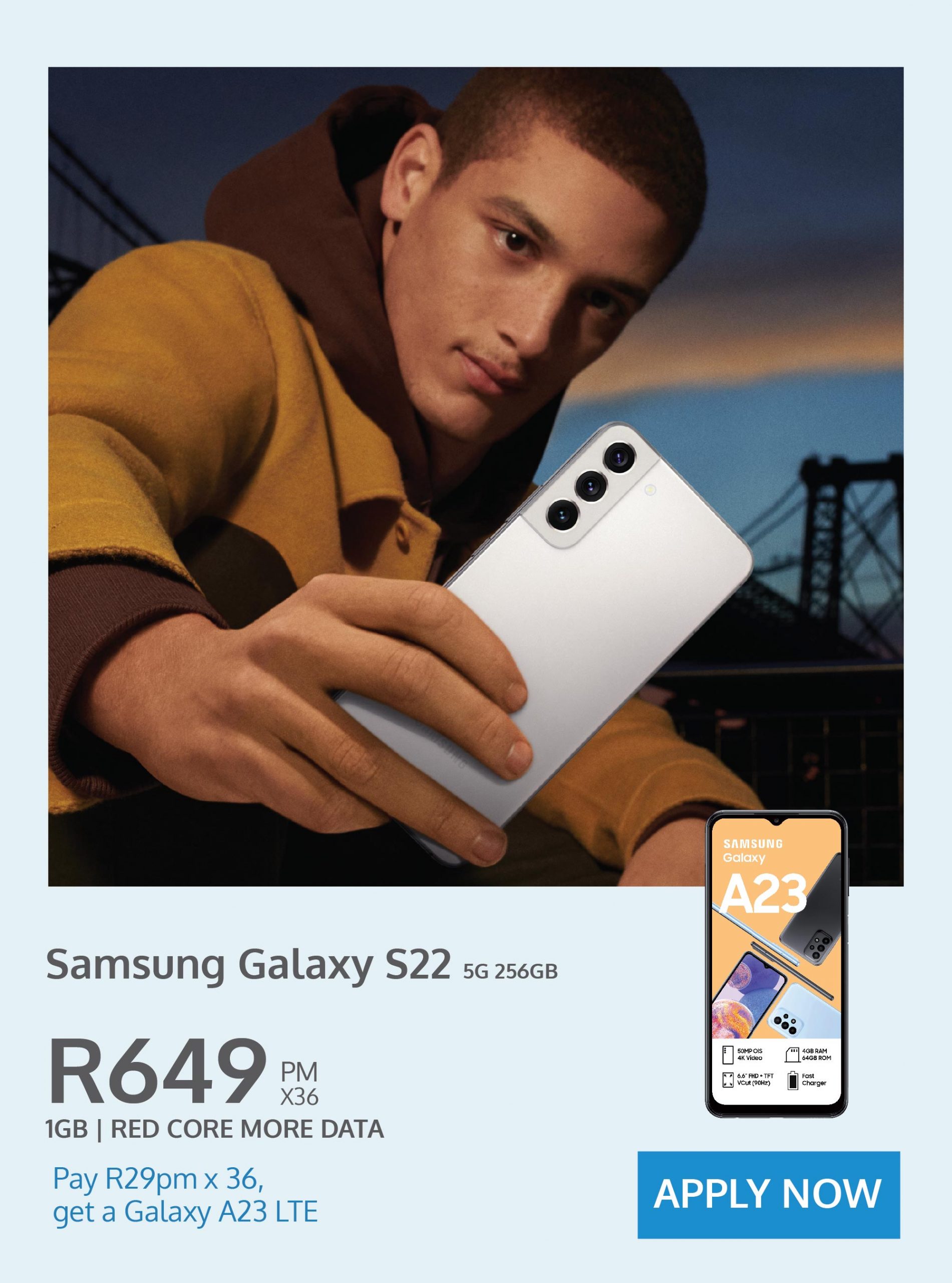 Samsung galaxy S22 Contract deal