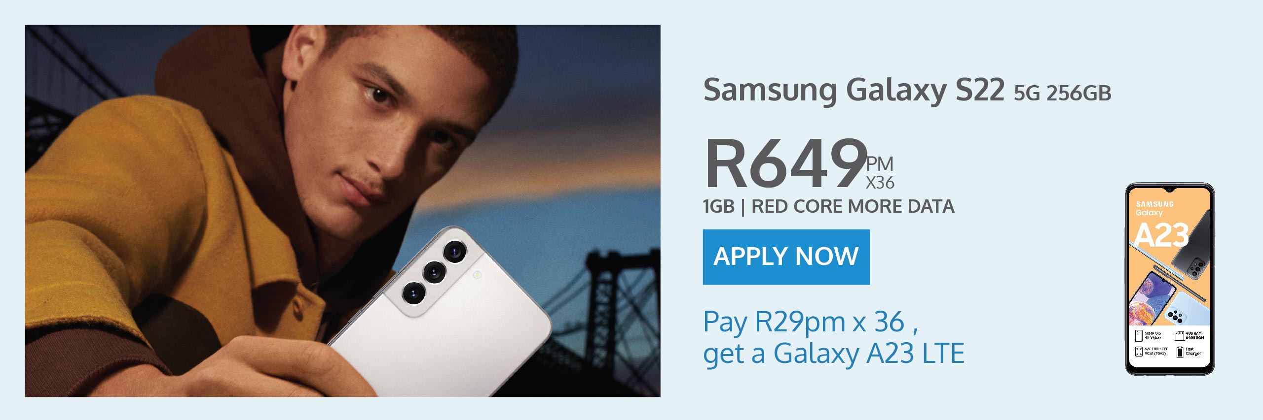 Samsung galaxy S22 5G. contract deal