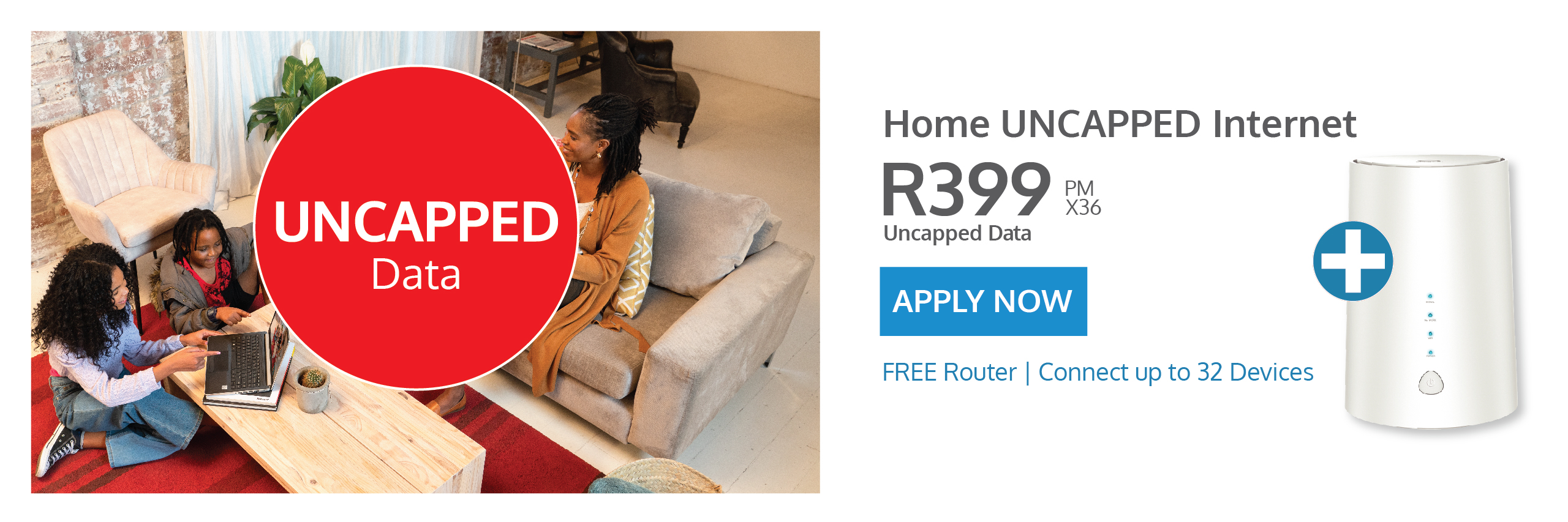 Home uncapped internet contract deal