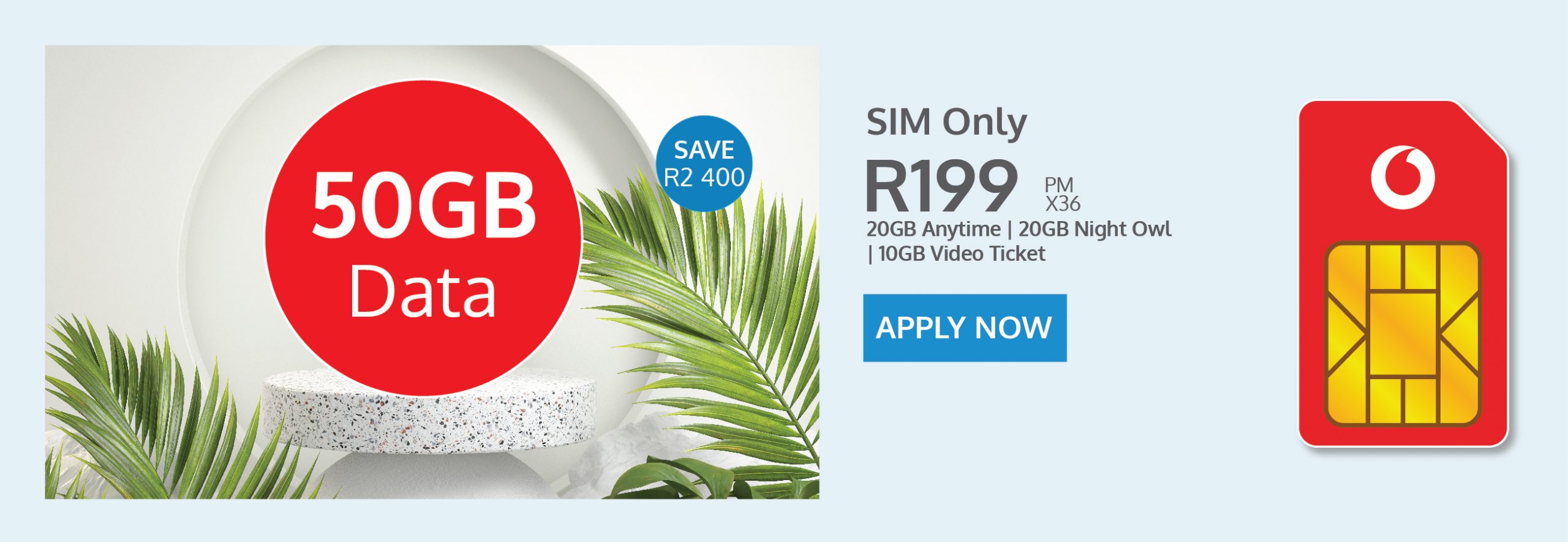 SIM only data contract 50GB deal