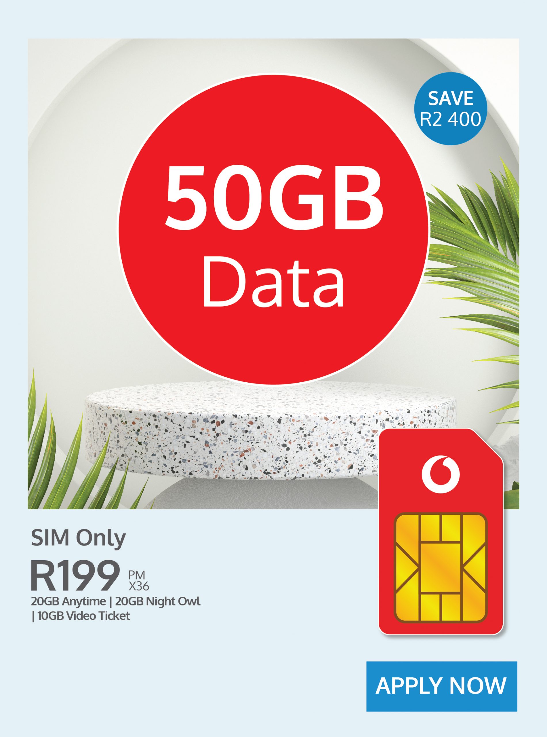 50GB data only contract deal