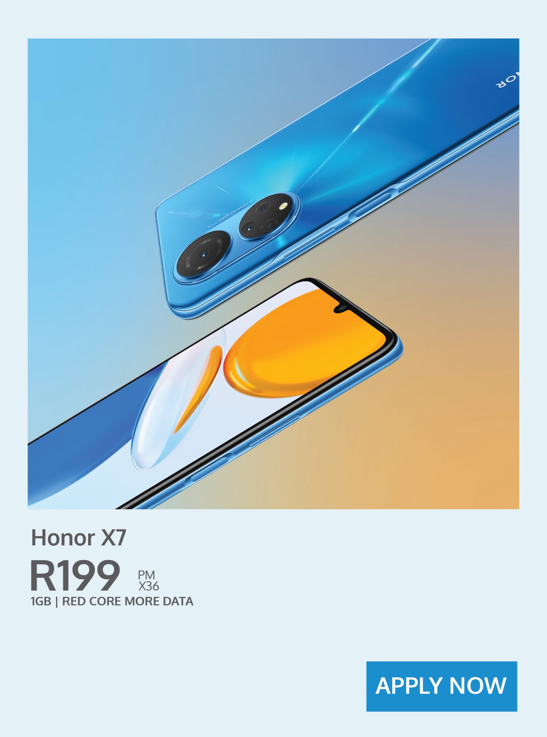 Honor X7 contract deal