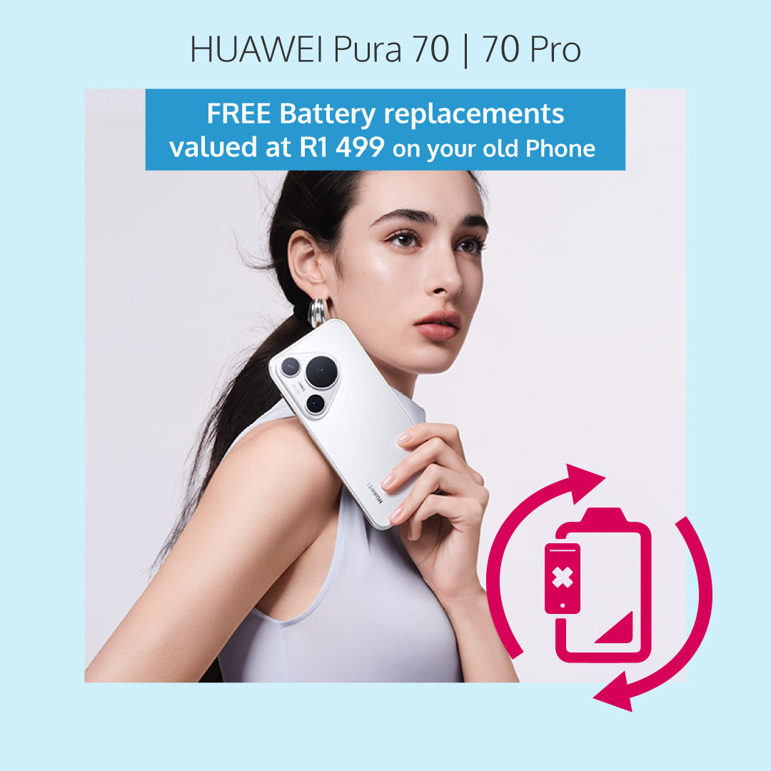 Huawei Pura 70 – FREE Battery Replacement